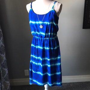 Ocean blues dress.